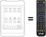 Replacement remote control TC 16 B
