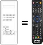 Replacement remote control TC 16 C
