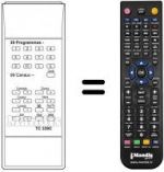 Replacement remote control TC 339 C