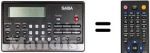 Replacement remote control TC 6740 I