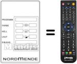 Replacement remote control TELECOMFORT 5000
