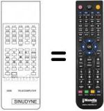 Replacement remote control TELECOMPUTER 5520