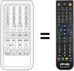 Replacement remote control TELECOMPUTER 99-32 STEREO