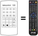 Replacement remote control TELECONTROL 120