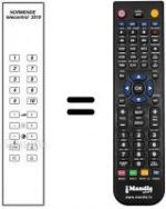 Replacement remote control TELECONTROL 3519