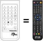 Replacement remote control TNQ 1663