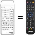 Replacement remote control TNQ 8E 0403