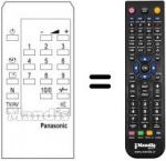 Replacement remote control TNQ 8E 0417