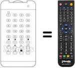 Replacement remote control TELECOMPUTER TRD