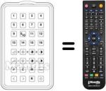 Replacement remote control TRS 99 / 16