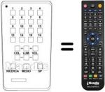Replacement remote control TT 2