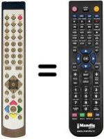 Replacement remote control Lenoir M4FL 42 B 7985