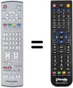 Replacement remote control National TX-29PN1 D