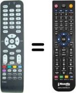 Replacement remote control Hifivox 32 E 92 NH 22 W