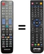 Replacement remote control Samsung UE 46D5000