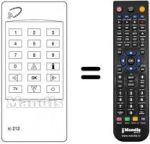 Replacement remote control UFD 88