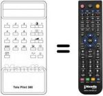 Replacement remote control UNIVERSUM 9586314