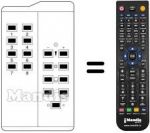 Replacement remote control US 8 FACH