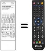 Replacement remote control VCR 185
