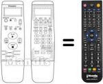 Replacement remote control VEQ 1539
