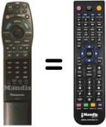 Replacement remote control VEQ 2017