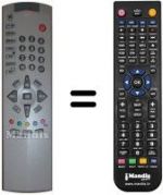 Replacement remote control Beko 29 U01