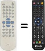 Replacement remote control VRF 2 PA