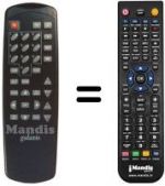 Replacement remote control VS-9700 CI