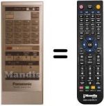 Replacement remote control VSQ 0419