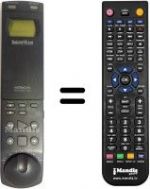 Replacement remote control VT-RM 264 E