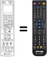 Replacement remote control VT-RM 743 E