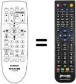Replacement remote control VT-RM 801 ES