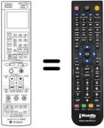 Replacement remote control VT-RM 863 E