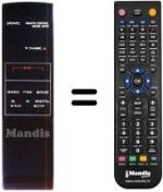 Replacement remote control WCR 870