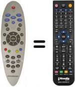 Replacement remote control NordMende MC 2850