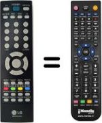 Replacement remote control LG M 1921 A