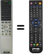 Replacement remote control Sony RDR-GX3