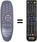 Replacement remote control Kathrein UFD 554