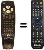 Replacement remote control LG 2380 P