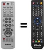 Replacement remote control Samsung DVD R-123