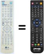 Replacement remote control LG RH-255