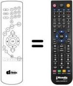 Replacement remote control Ingelen DBOX