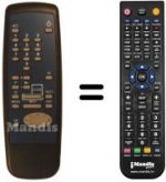 Replacement remote control EMME ESSE DRX 900