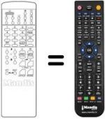 Replacement remote control DTT 2173 VF
