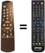 Replacement remote control Telesystem DVB 620