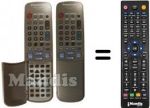 Replacement remote control National SC-HT 80