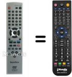 Replacement remote control Hitachi DV-PF 2 E