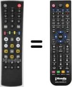 Replacement remote control Kathrein UFS 910 HD