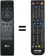 Replacement remote control Goldstar RH-388 H