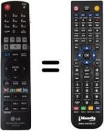 Replacement remote control Goldstar BD 660